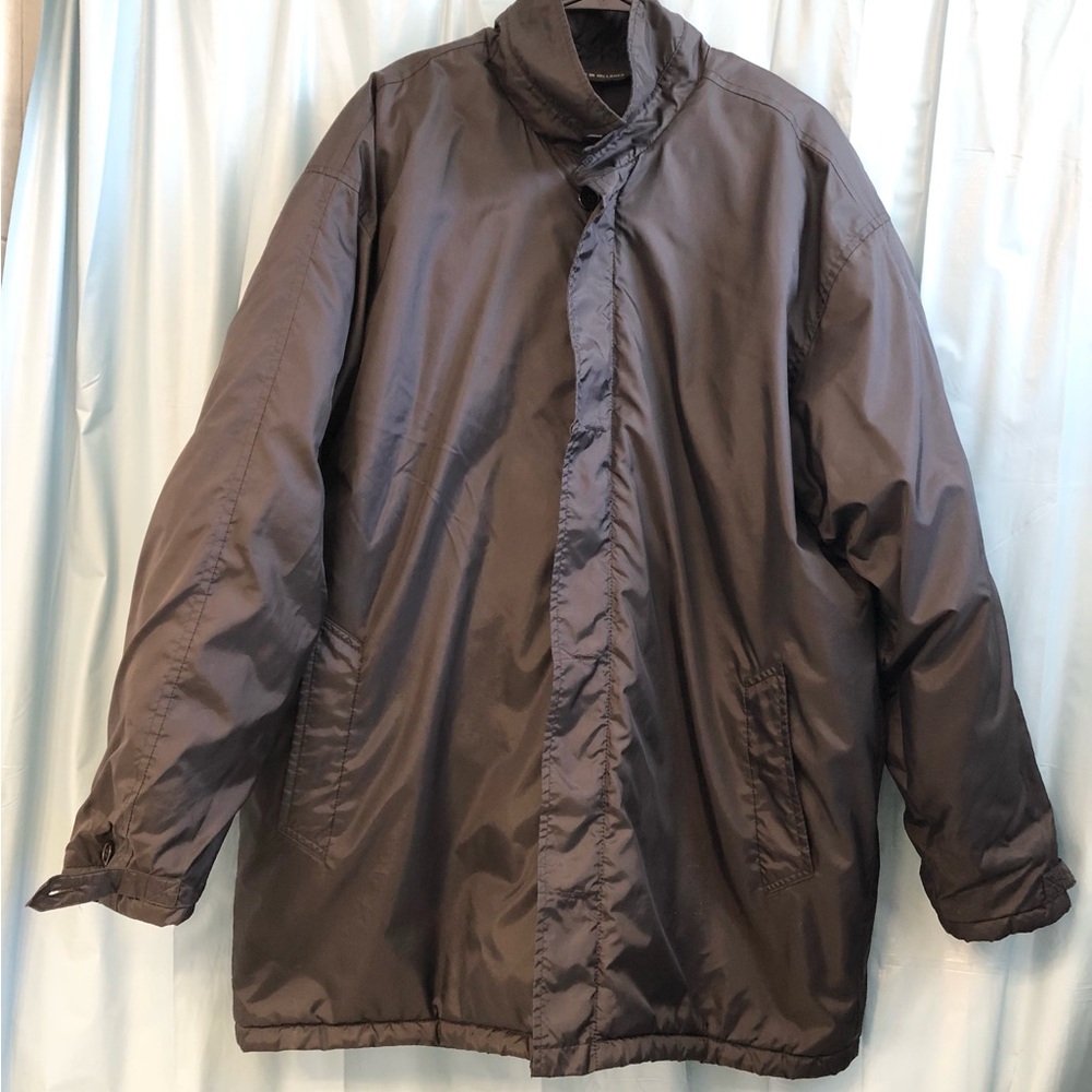 Haggar Men's Charcoal Raincoat